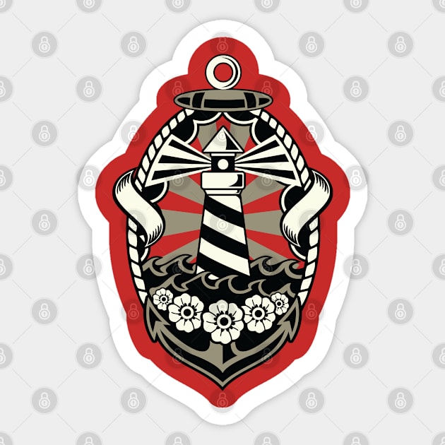 Lighthouse Sticker by PaunLiviu